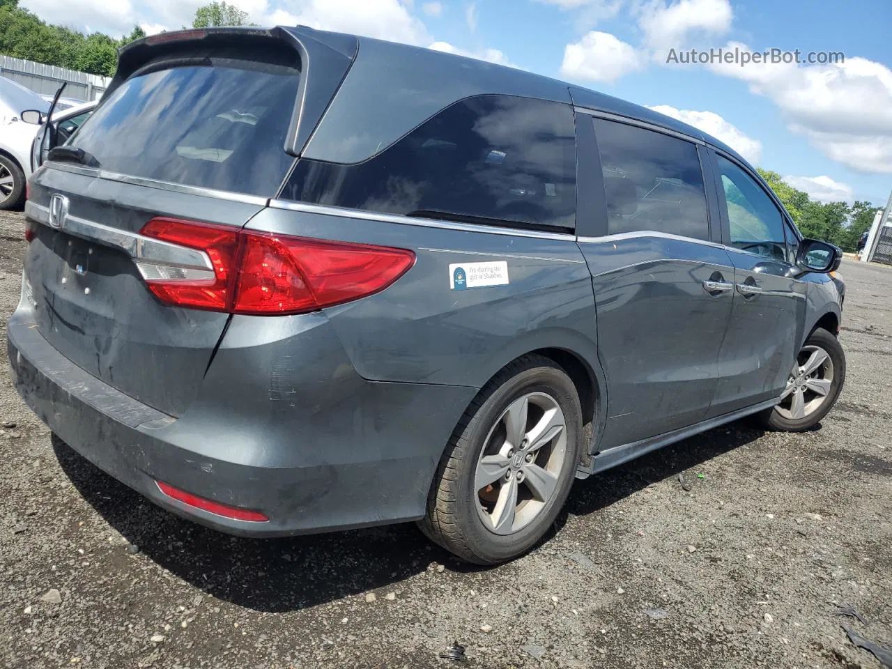 2020 Honda Odyssey Exl Серый vin: 5FNRL6H76LB010671