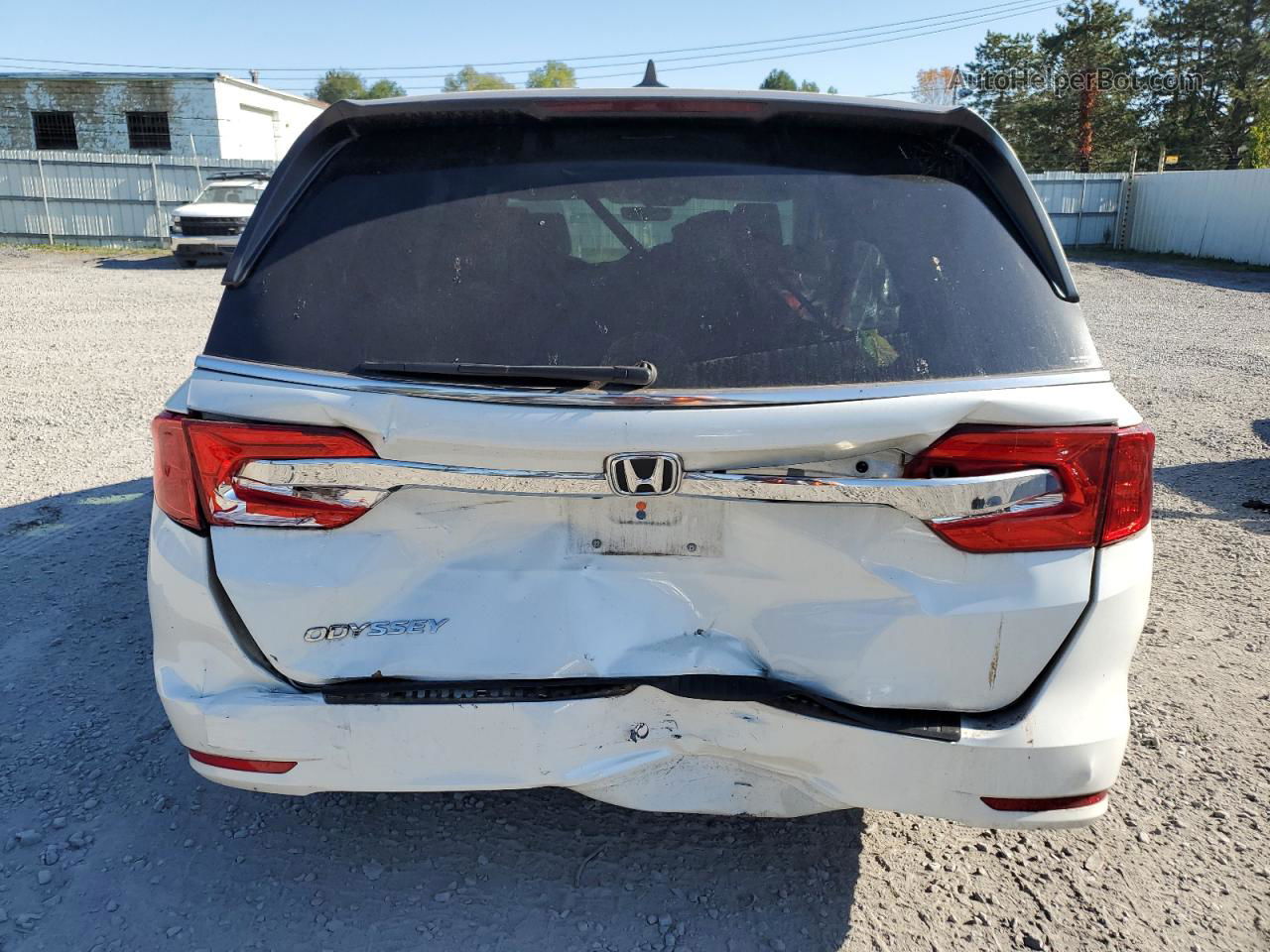 2020 Honda Odyssey Exl White vin: 5FNRL6H76LB014512