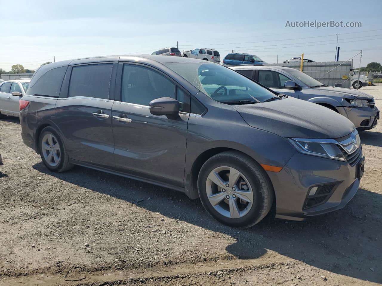 2020 Honda Odyssey Exl Gray vin: 5FNRL6H76LB039278