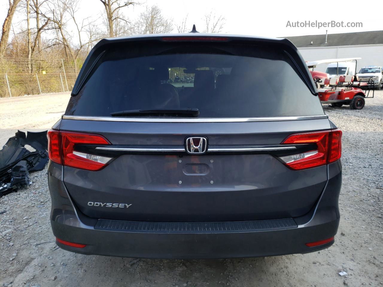 2021 Honda Odyssey Exl Gray vin: 5FNRL6H76MB008985