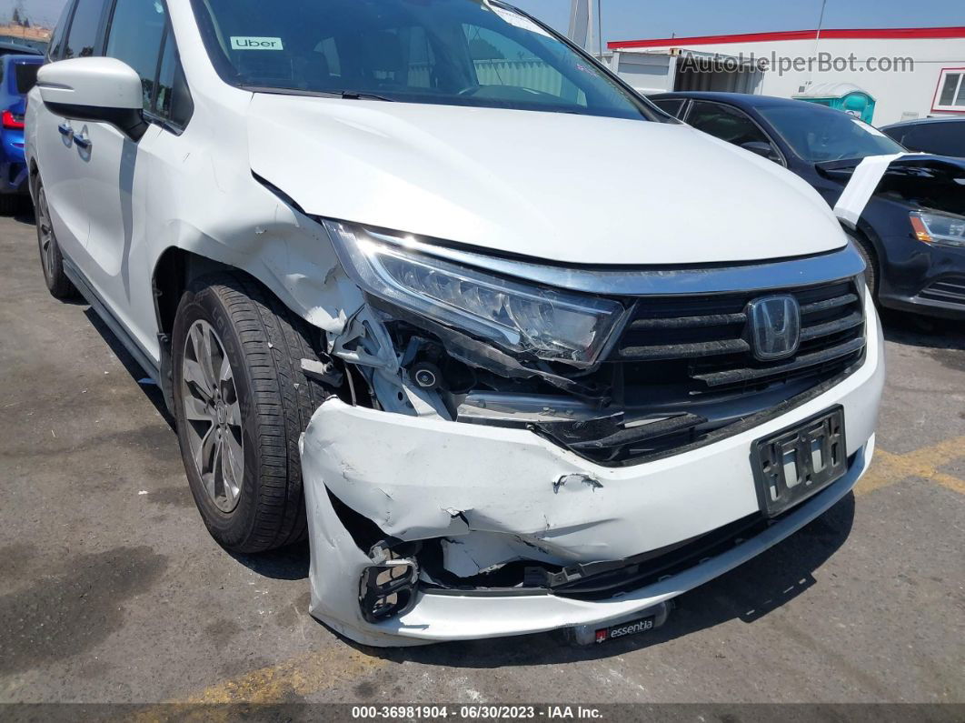 2021 Honda Odyssey Ex-l Белый vin: 5FNRL6H76MB010056