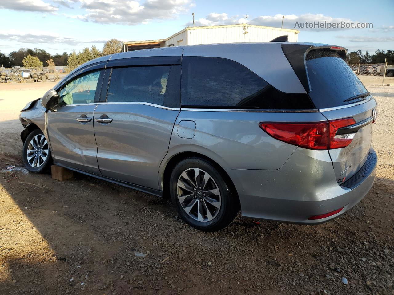 2021 Honda Odyssey Exl Серебряный vin: 5FNRL6H76MB031215