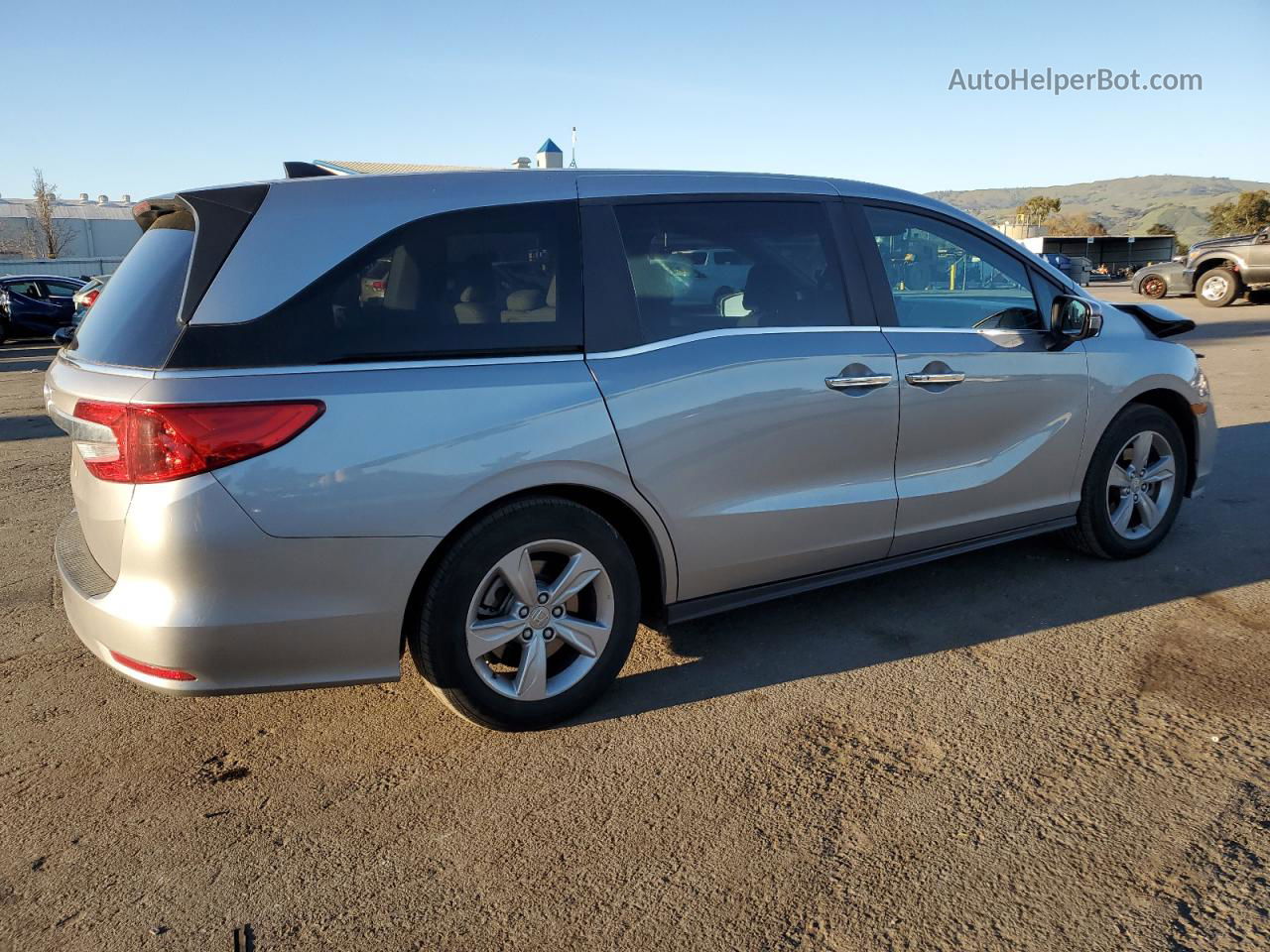 2019 Honda Odyssey Exl Silver vin: 5FNRL6H77KB009592