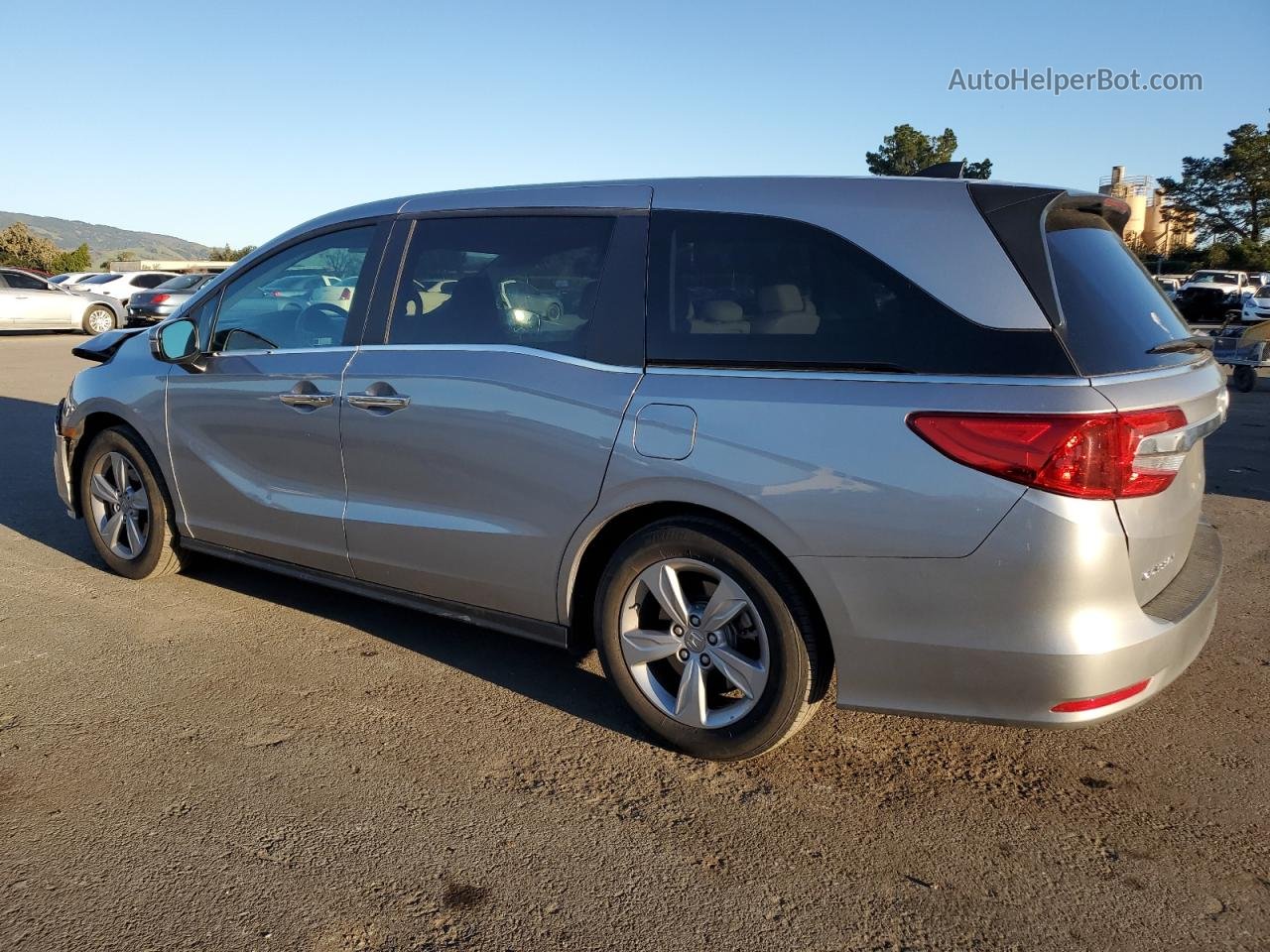 2019 Honda Odyssey Exl Silver vin: 5FNRL6H77KB009592