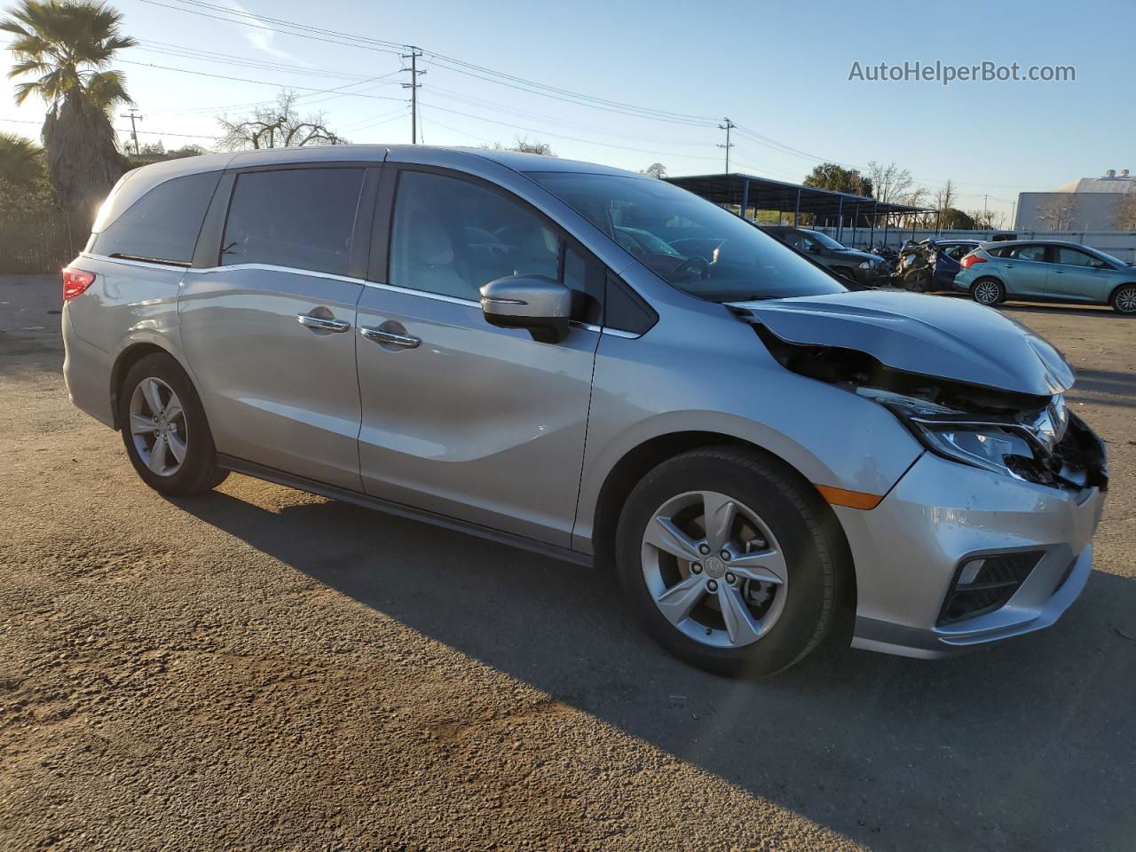 2019 Honda Odyssey Exl Серебряный vin: 5FNRL6H77KB009592