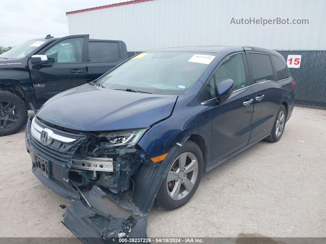 2019 Honda Odyssey Ex-l Blue vin: 5FNRL6H77KB012850