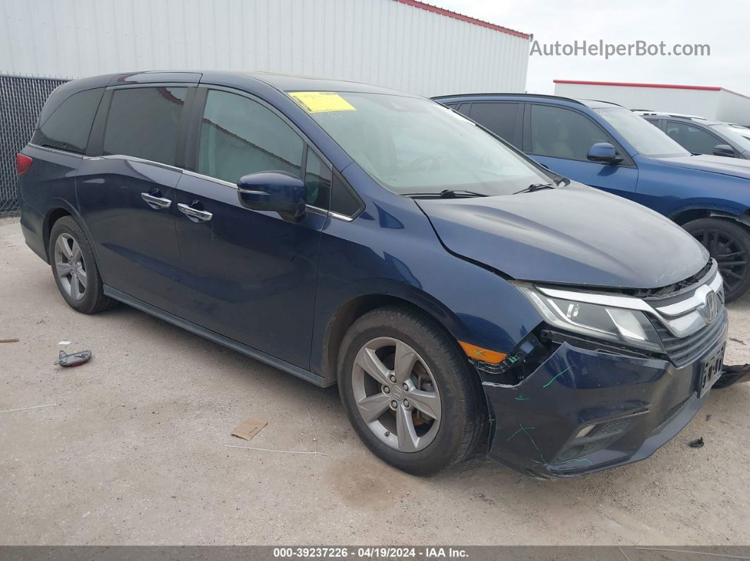 2019 Honda Odyssey Ex-l Blue vin: 5FNRL6H77KB012850