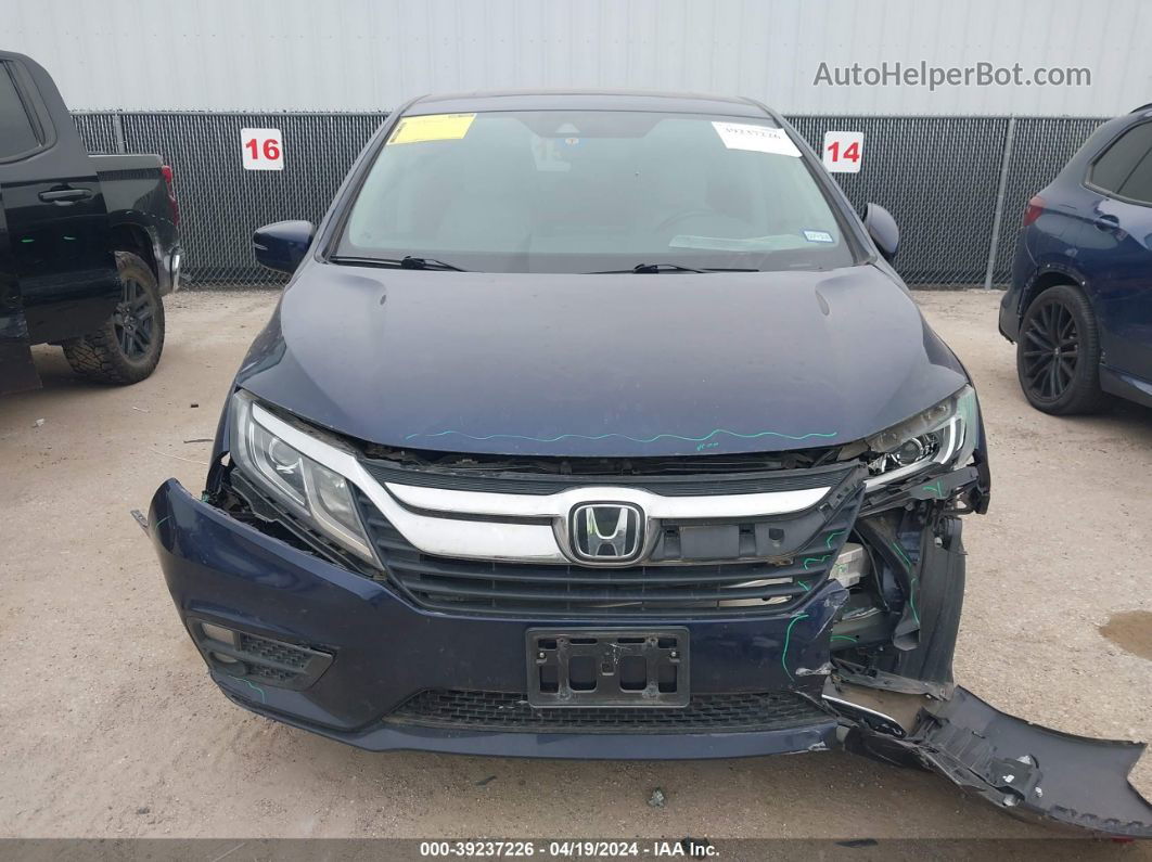 2019 Honda Odyssey Ex-l Blue vin: 5FNRL6H77KB012850