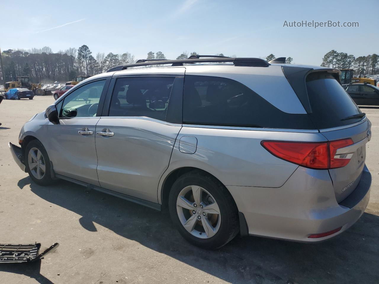 2019 Honda Odyssey Exl Silver vin: 5FNRL6H77KB073289