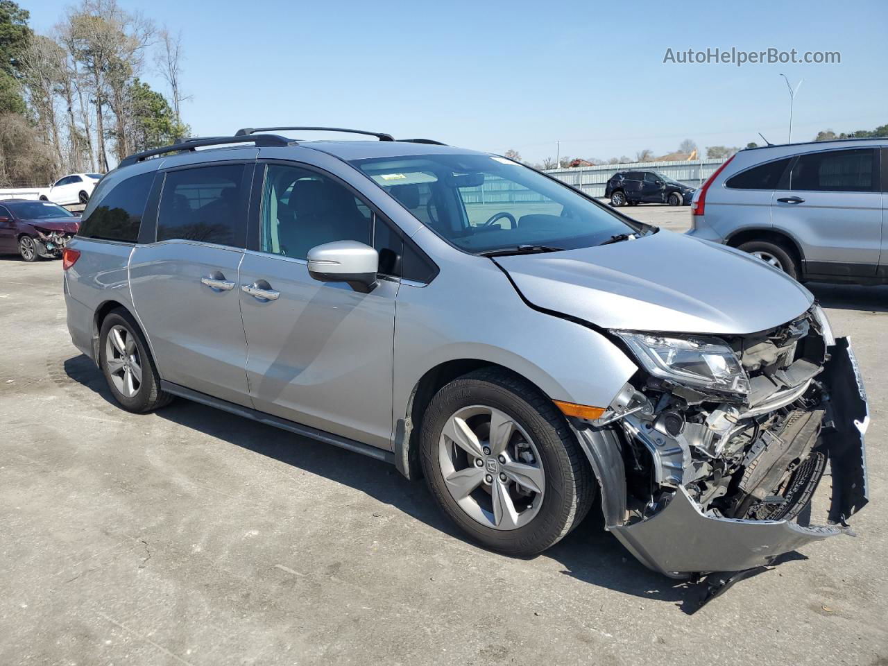 2019 Honda Odyssey Exl Silver vin: 5FNRL6H77KB073289