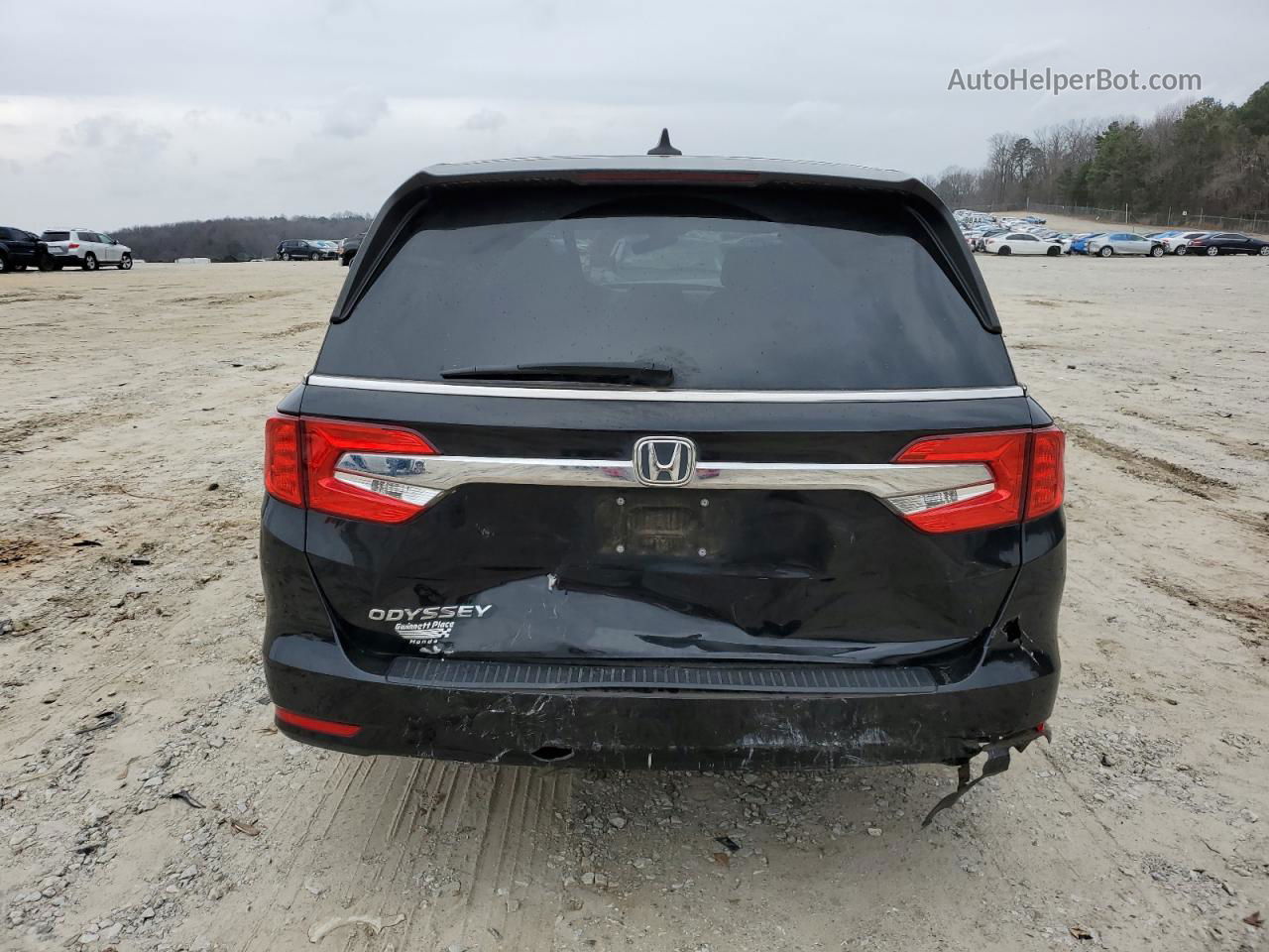 2019 Honda Odyssey Exl Black vin: 5FNRL6H77KB107134