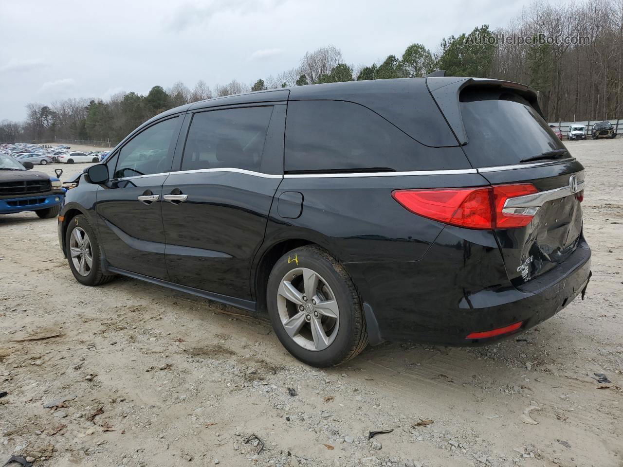 2019 Honda Odyssey Exl Black vin: 5FNRL6H77KB107134