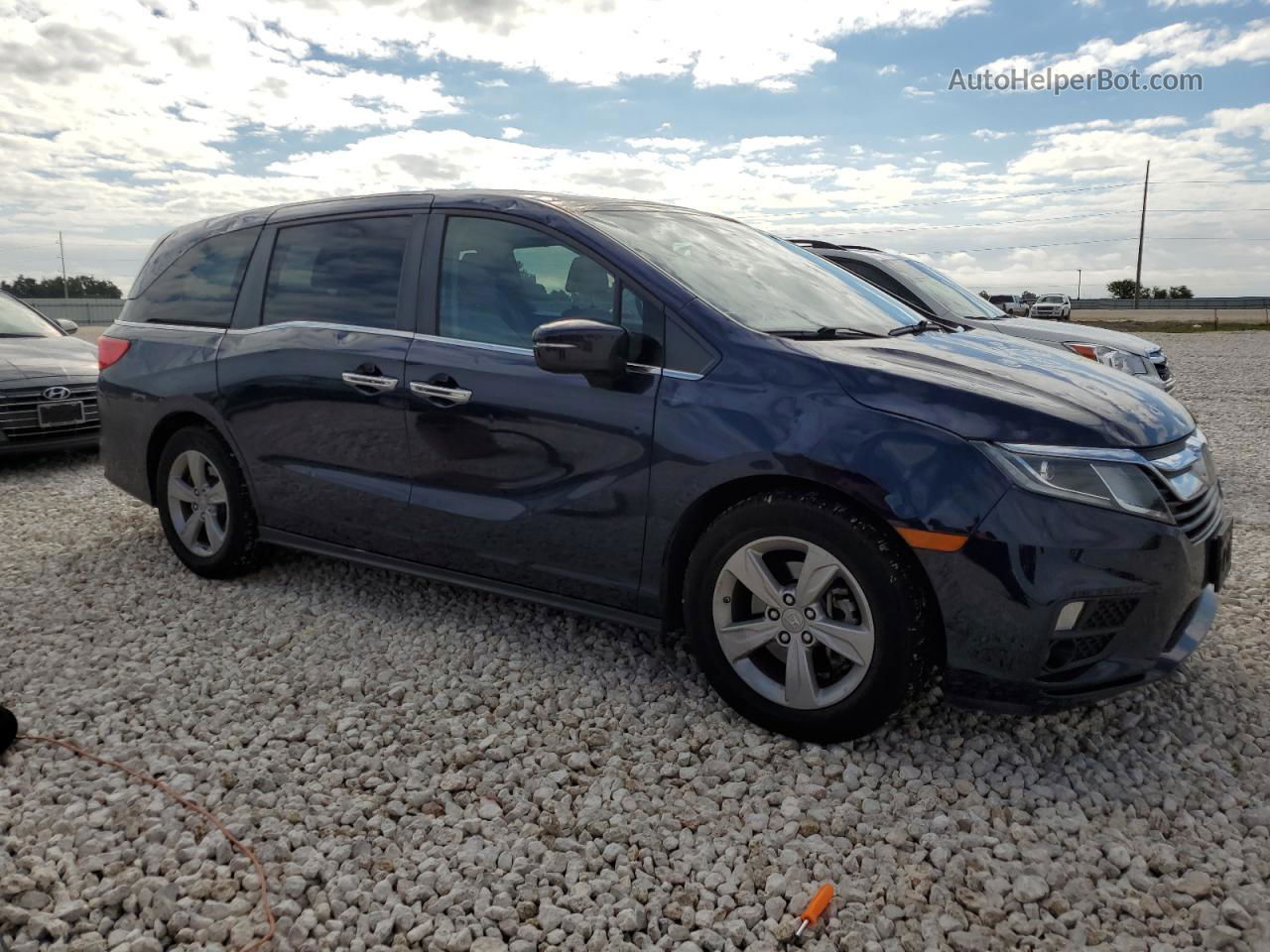 2020 Honda Odyssey Exl Blue vin: 5FNRL6H77LB039810