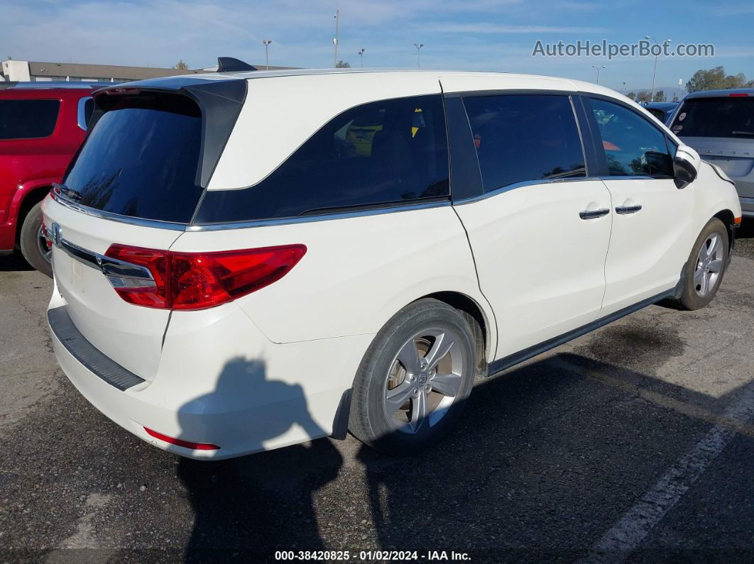 2019 Honda Odyssey Ex-l White vin: 5FNRL6H78KB081112