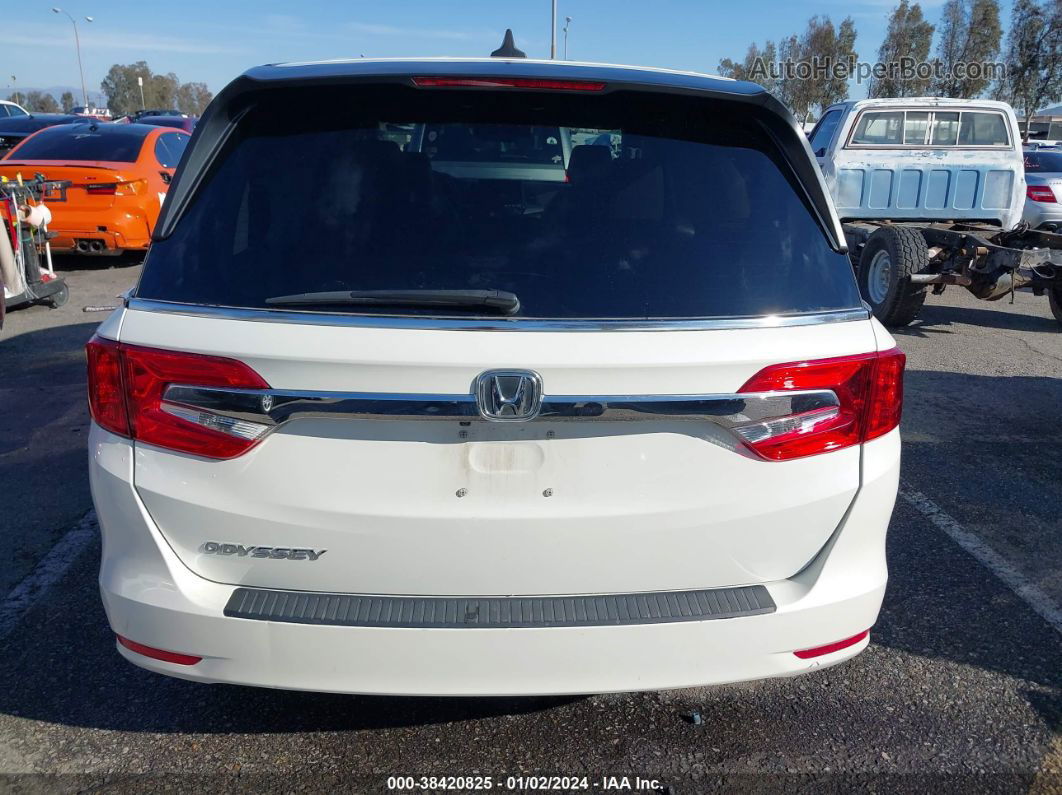 2019 Honda Odyssey Ex-l White vin: 5FNRL6H78KB081112