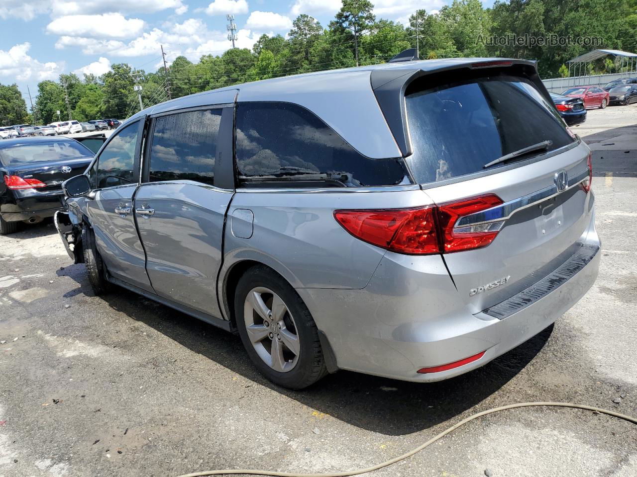 2019 Honda Odyssey Exl Silver vin: 5FNRL6H78KB090151