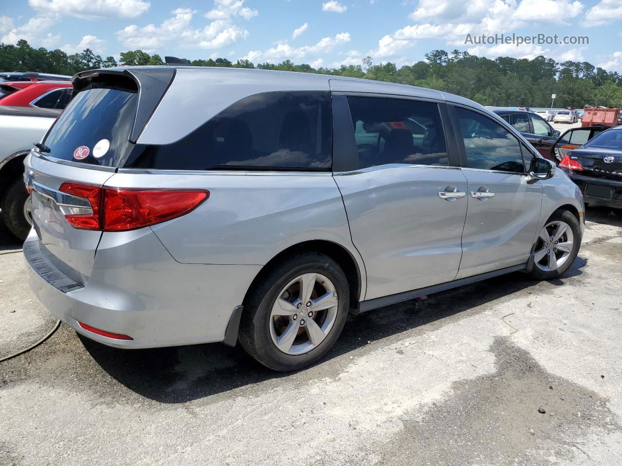 2019 Honda Odyssey Exl Silver vin: 5FNRL6H78KB090151