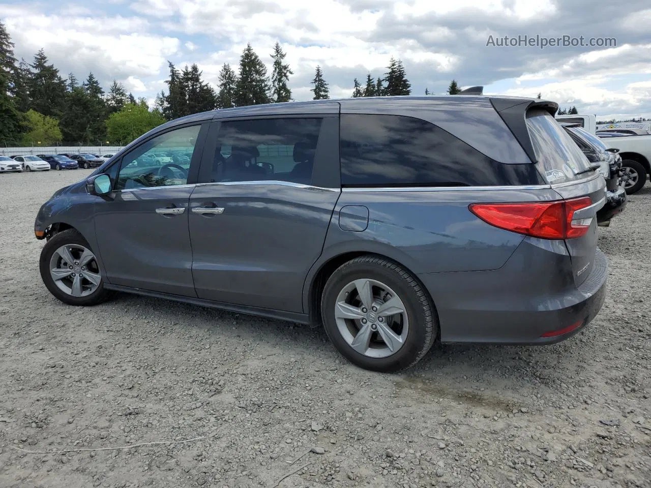 2019 Honda Odyssey Exl Charcoal vin: 5FNRL6H78KB094152