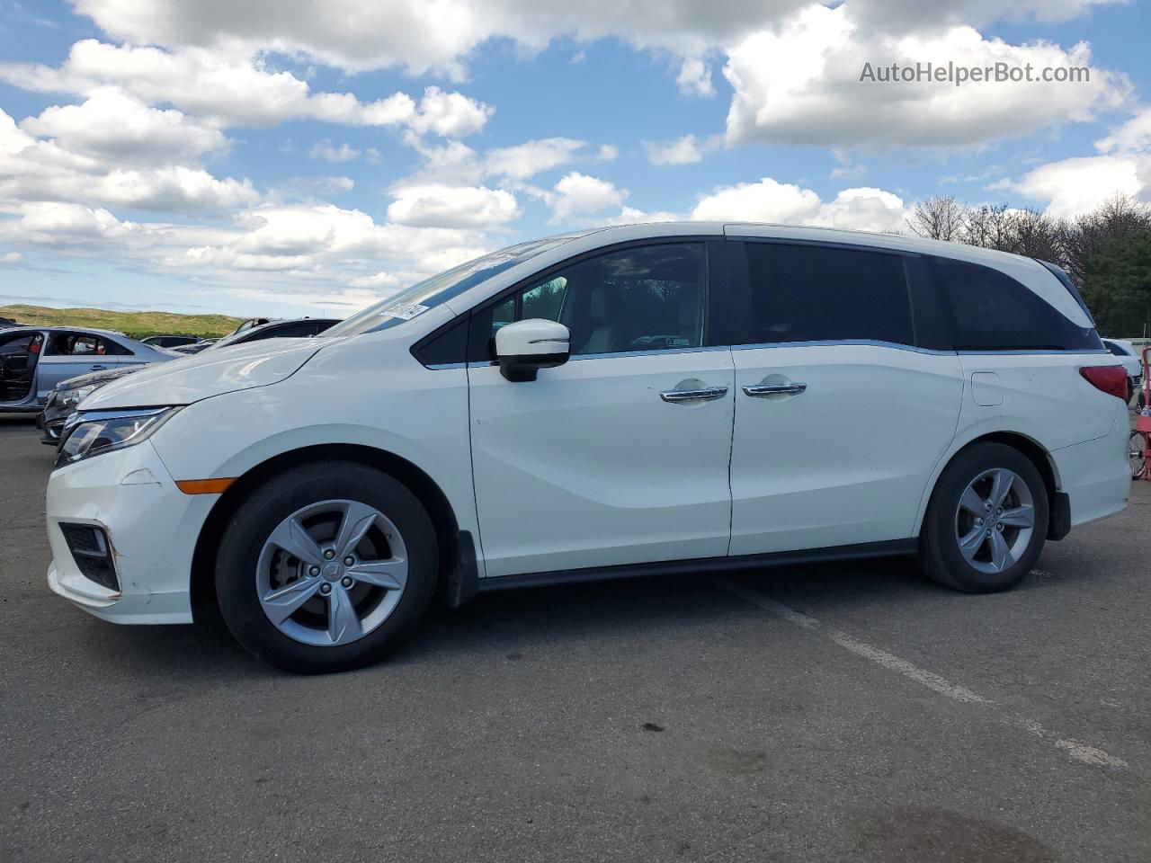 2019 Honda Odyssey Exl Белый vin: 5FNRL6H78KB094927