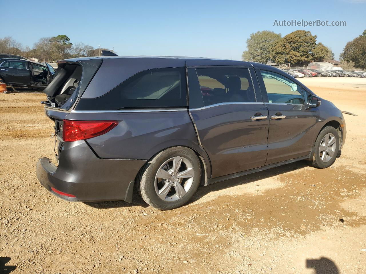 2019 Honda Odyssey Exl Gray vin: 5FNRL6H78KB138201