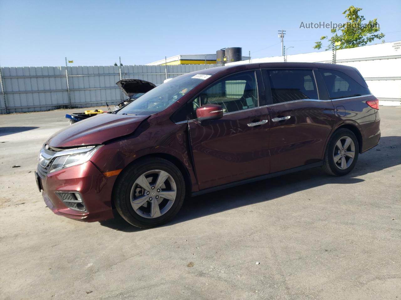 2020 Honda Odyssey Exl Burgundy vin: 5FNRL6H78LB046233