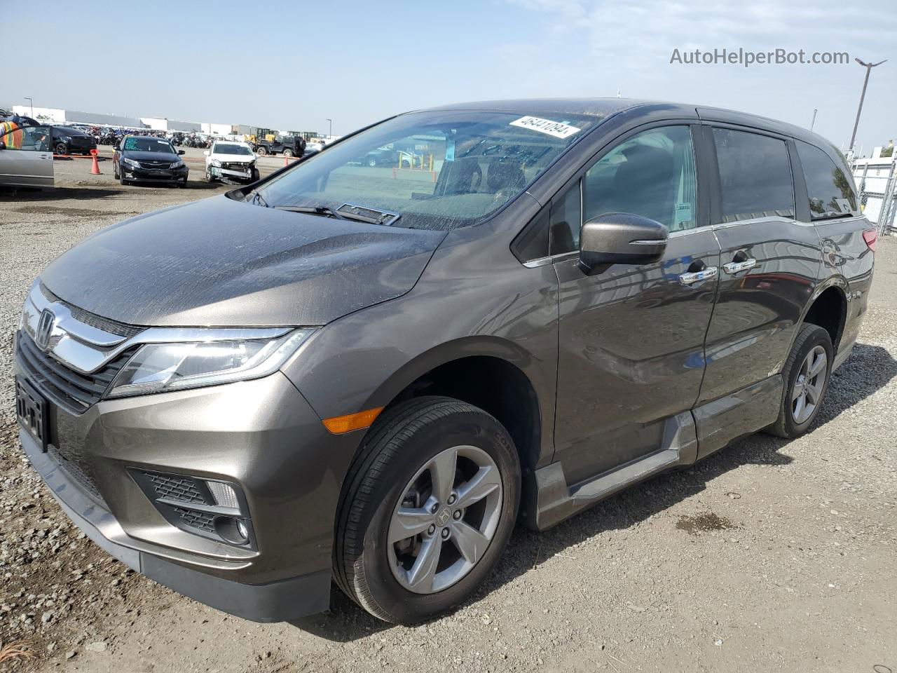 2020 Honda Odyssey Exl Gray vin: 5FNRL6H78LB065252