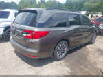 2021 Honda Odyssey Ex-l Brown vin: 5FNRL6H78MB011970