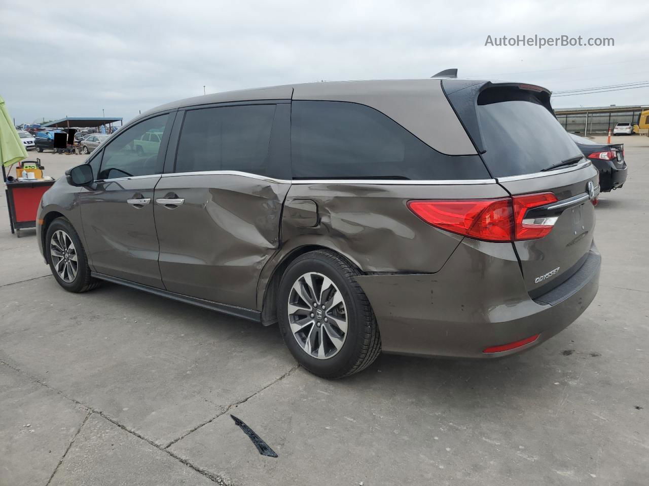 2021 Honda Odyssey Exl Серый vin: 5FNRL6H78MB031877