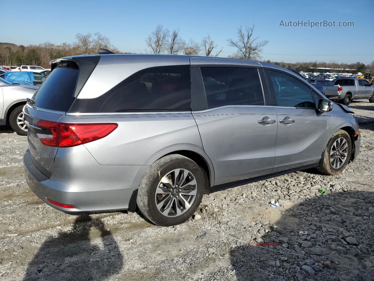 2021 Honda Odyssey Exl Silver vin: 5FNRL6H78MB032477