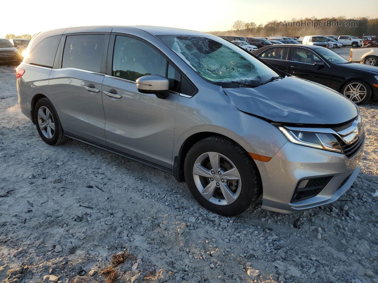 2019 Honda Odyssey Exl Silver vin: 5FNRL6H79KB023400