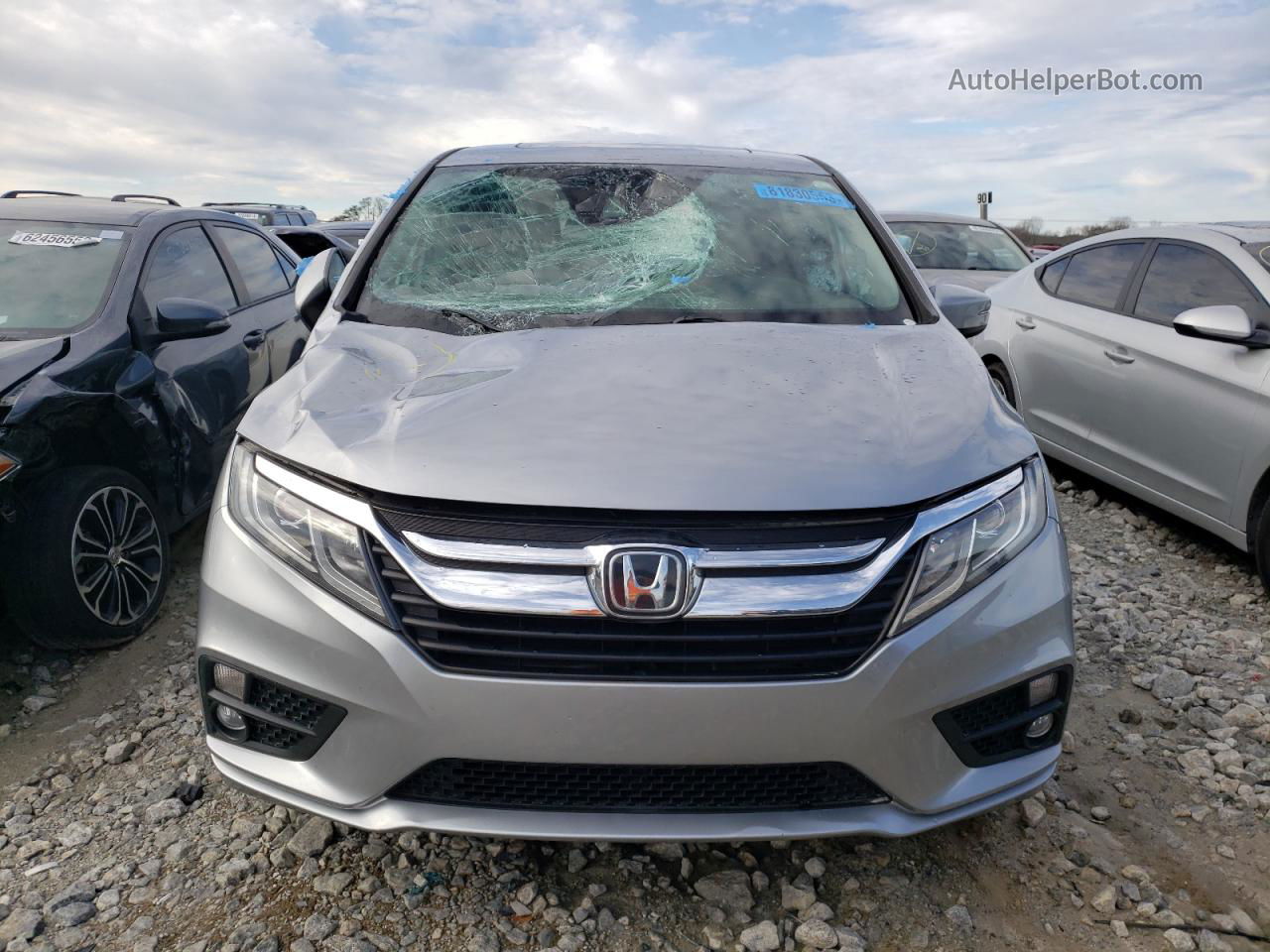 2019 Honda Odyssey Exl Серебряный vin: 5FNRL6H79KB023400