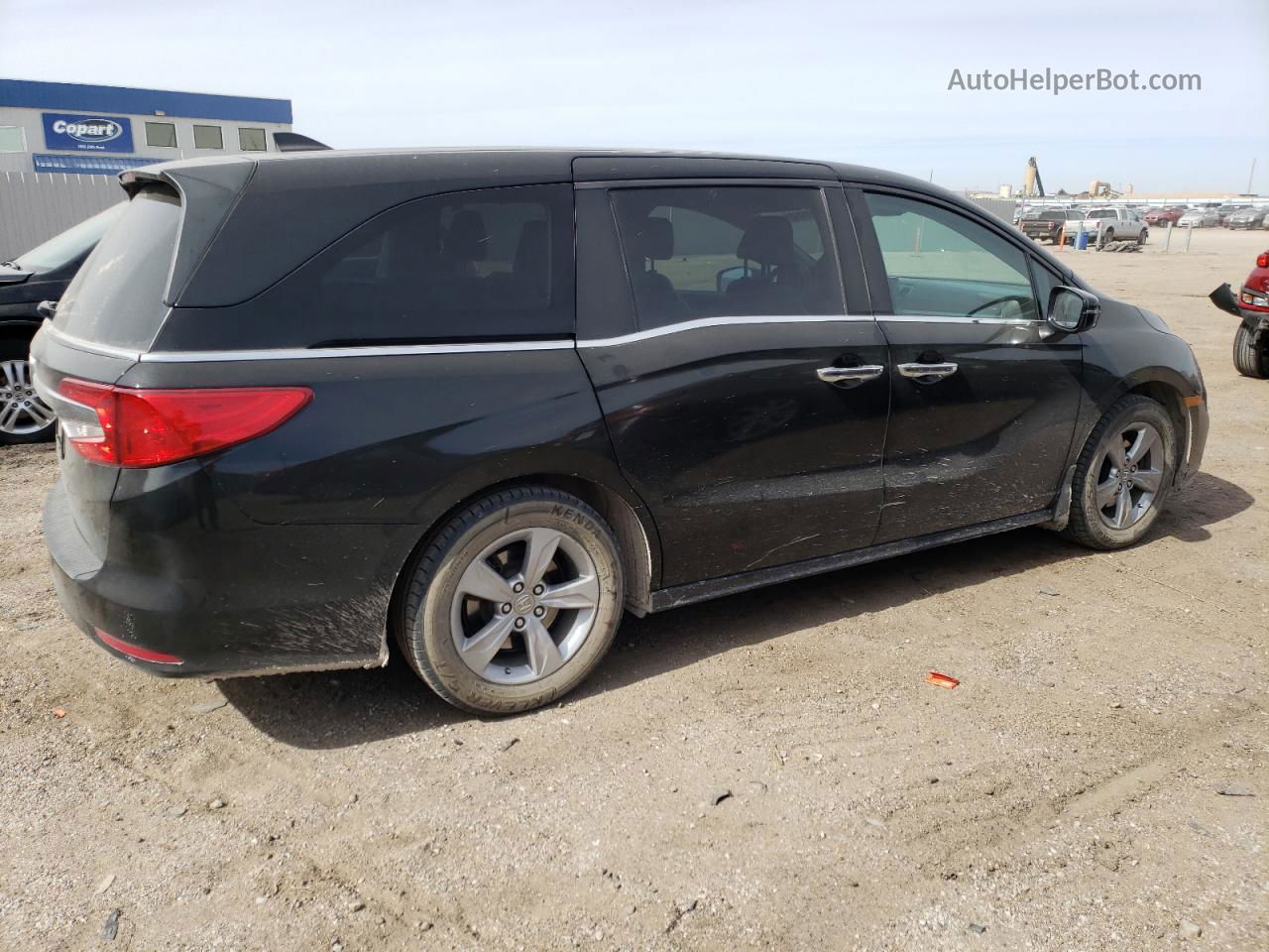 2019 Honda Odyssey Exl Черный vin: 5FNRL6H79KB025647