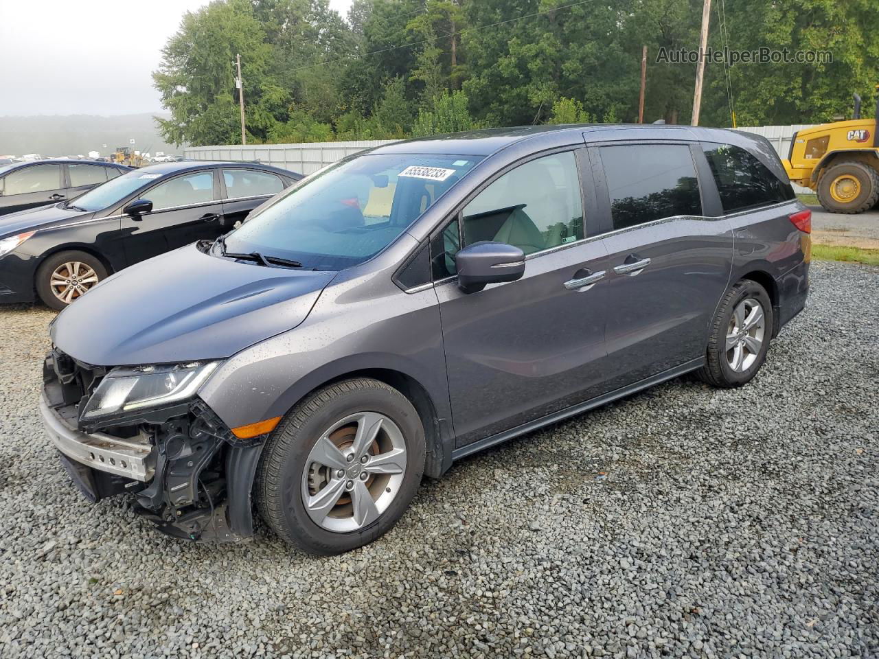 2019 Honda Odyssey Exl Gray vin: 5FNRL6H79KB040617