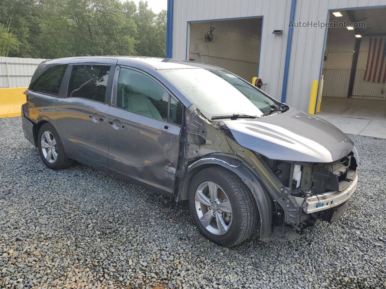 2019 Honda Odyssey Exl Серый vin: 5FNRL6H79KB040617