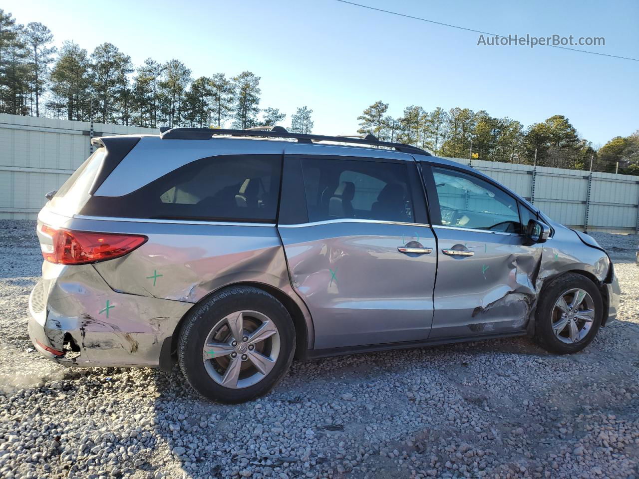 2019 Honda Odyssey Exl Silver vin: 5FNRL6H79KB065484