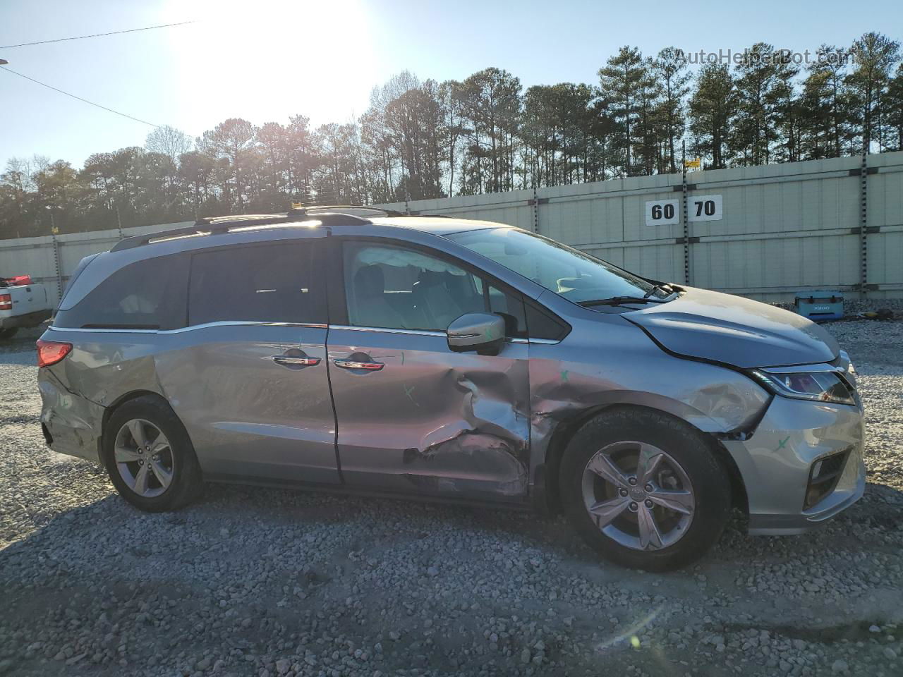 2019 Honda Odyssey Exl Silver vin: 5FNRL6H79KB065484