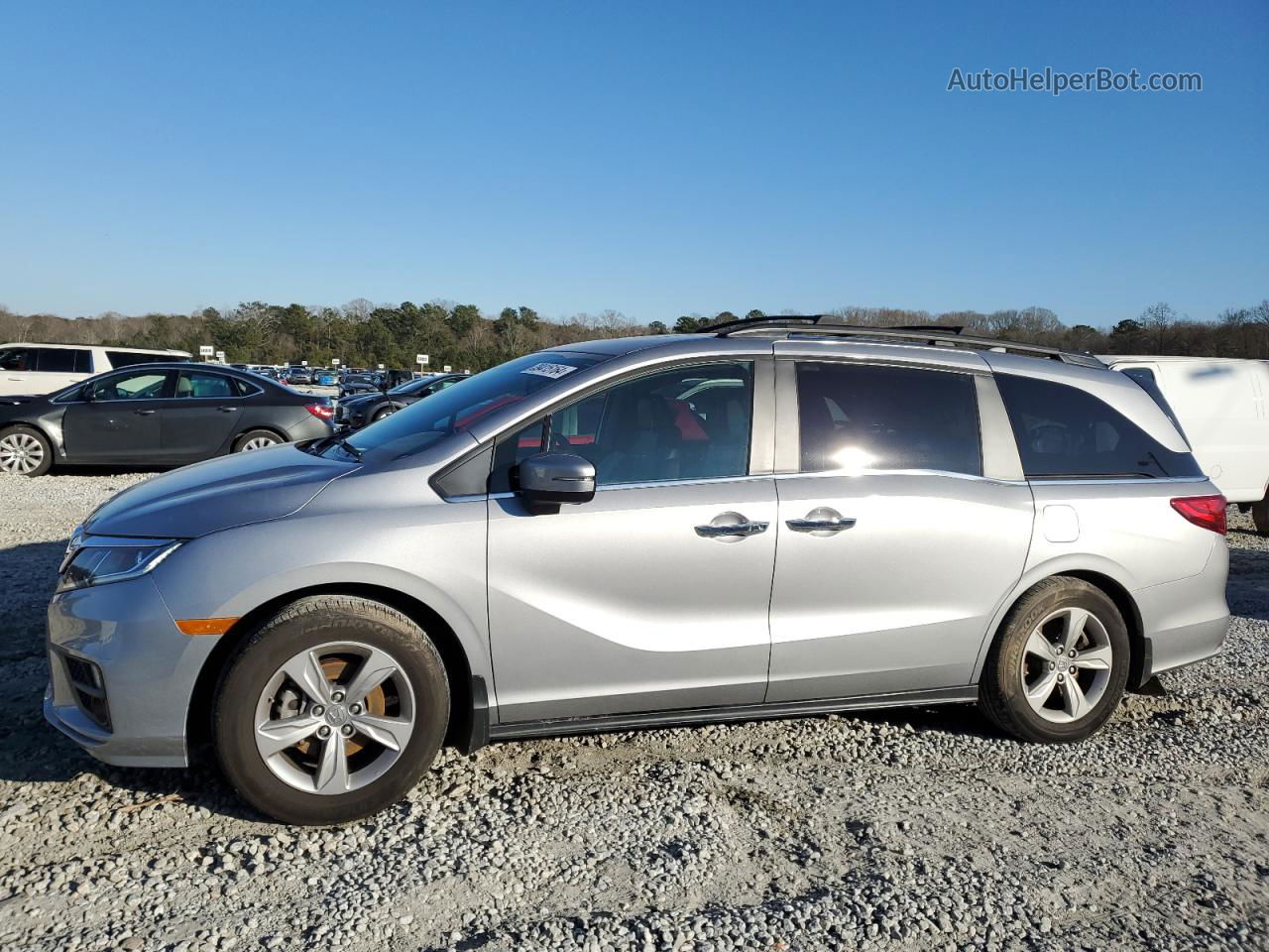 2019 Honda Odyssey Exl Серебряный vin: 5FNRL6H79KB065484