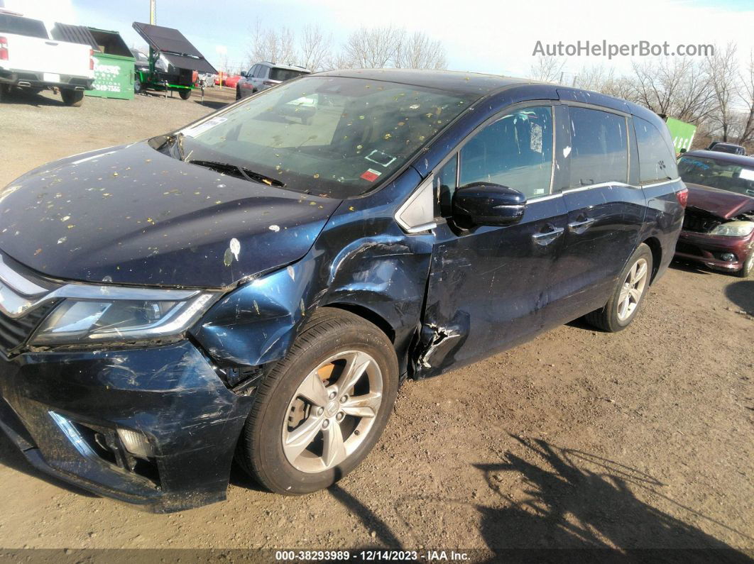 2019 Honda Odyssey Ex-l Blue vin: 5FNRL6H79KB113842