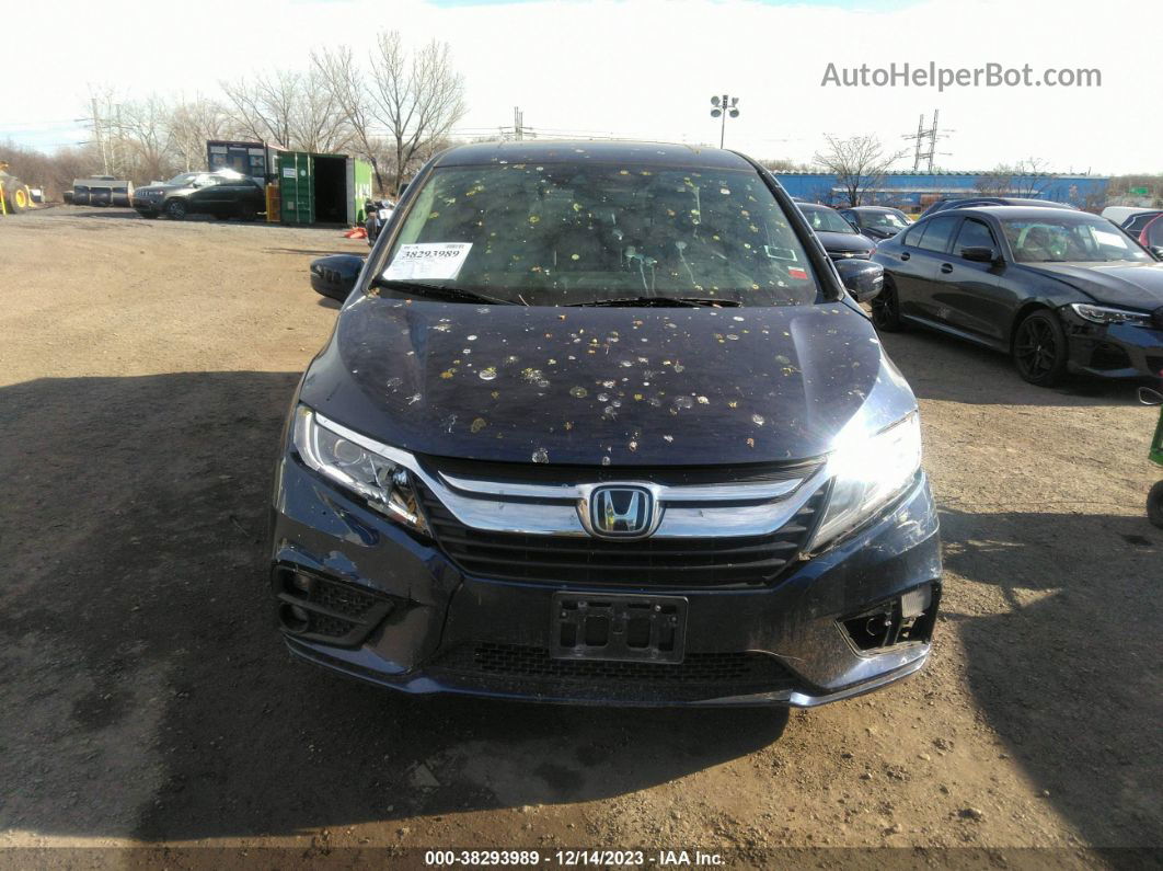 2019 Honda Odyssey Ex-l Blue vin: 5FNRL6H79KB113842