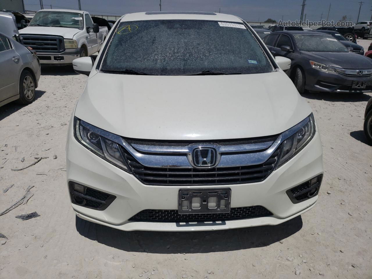 2019 Honda Odyssey Exl Белый vin: 5FNRL6H79KB114568