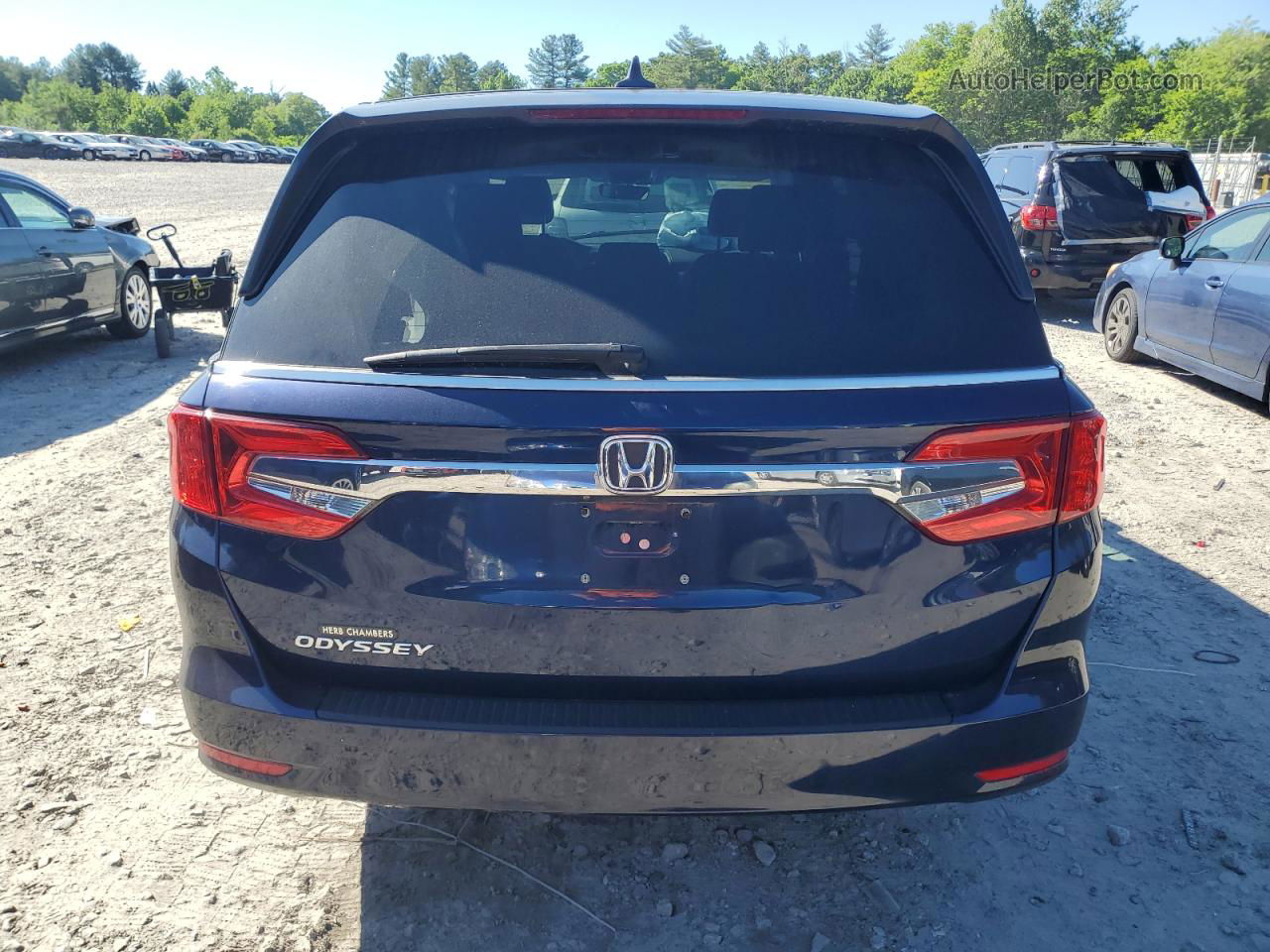 2019 Honda Odyssey Exl Синий vin: 5FNRL6H79KB133508