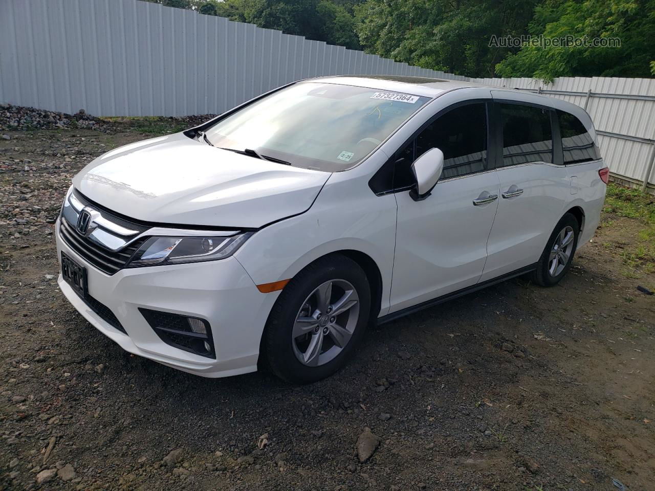 2020 Honda Odyssey Exl White vin: 5FNRL6H79LB002855