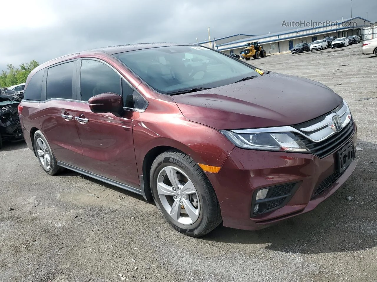 2020 Honda Odyssey Exl Burgundy vin: 5FNRL6H79LB007926