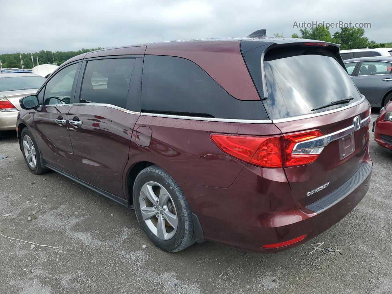 2020 Honda Odyssey Exl Burgundy vin: 5FNRL6H79LB007926