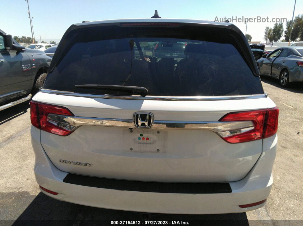 2020 Honda Odyssey Ex-l White vin: 5FNRL6H79LB021261