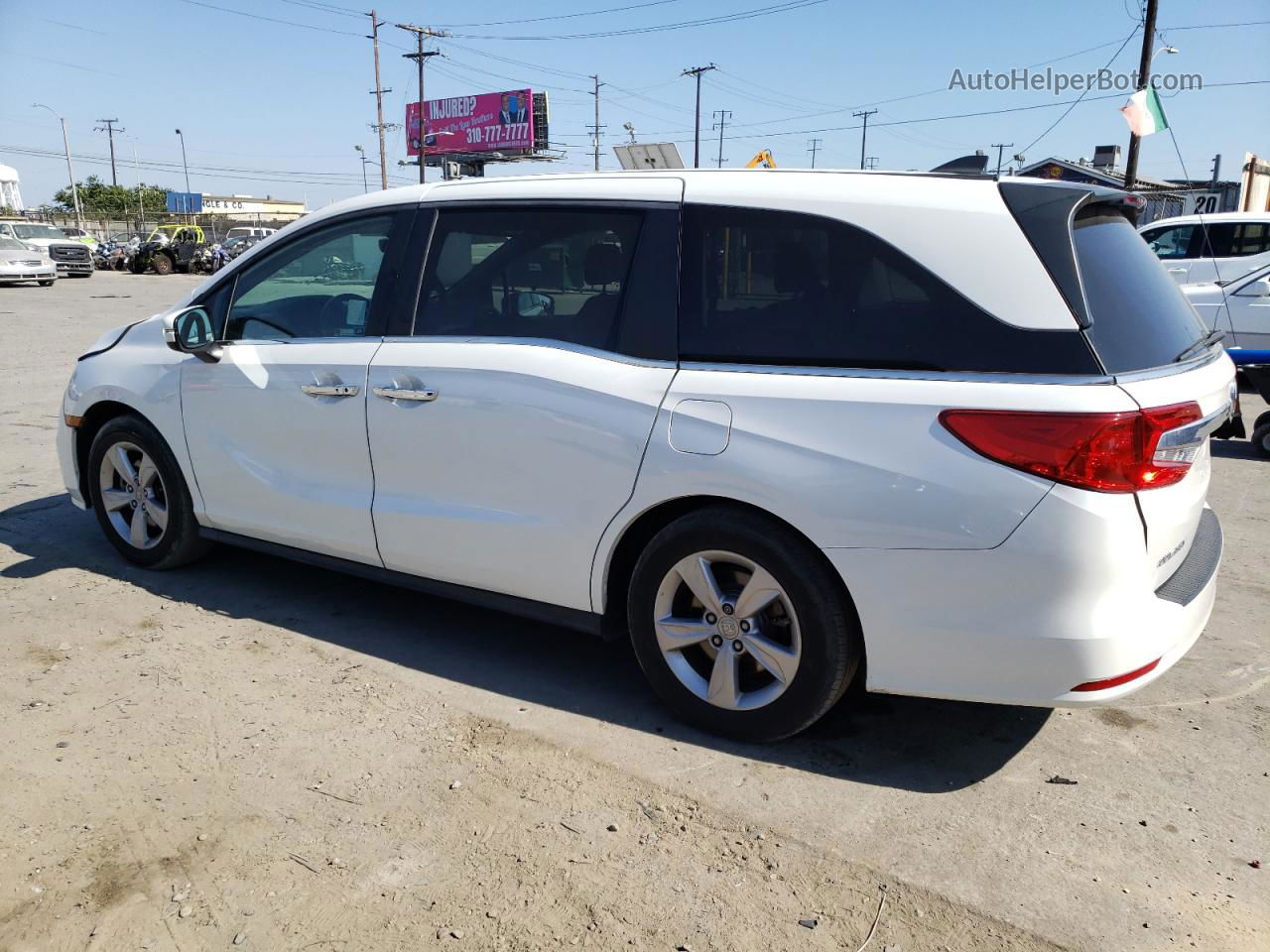 2020 Honda Odyssey Exl White vin: 5FNRL6H79LB021261