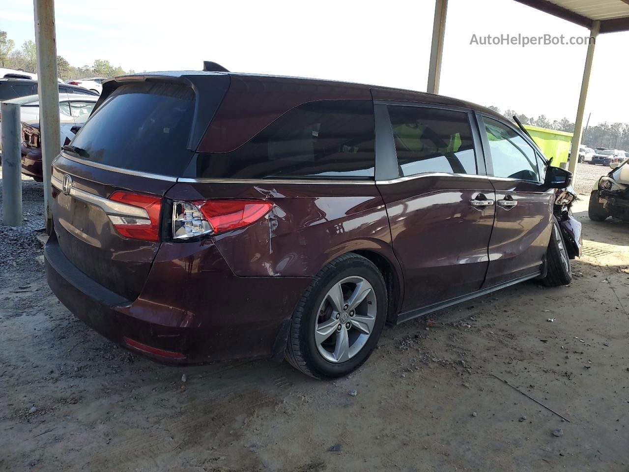 2020 Honda Odyssey Exl Burgundy vin: 5FNRL6H79LB029831