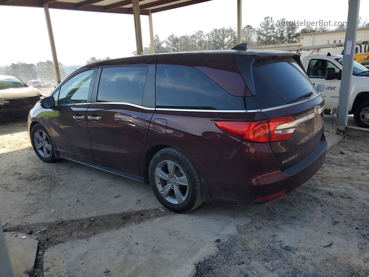 2020 Honda Odyssey Exl Burgundy vin: 5FNRL6H79LB029831