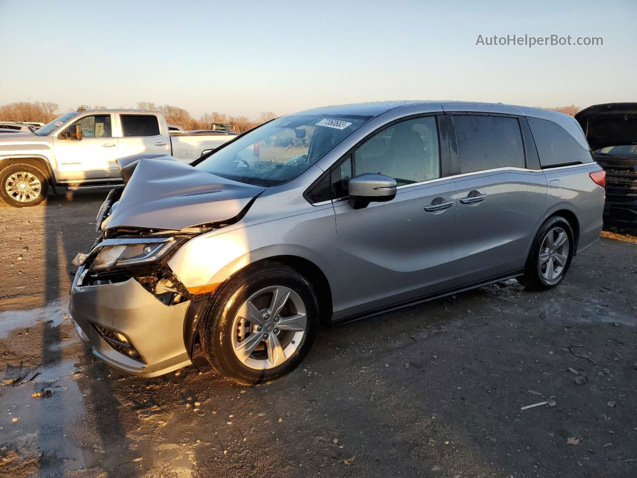 2020 Honda Odyssey Exl Серебряный vin: 5FNRL6H79LB035063