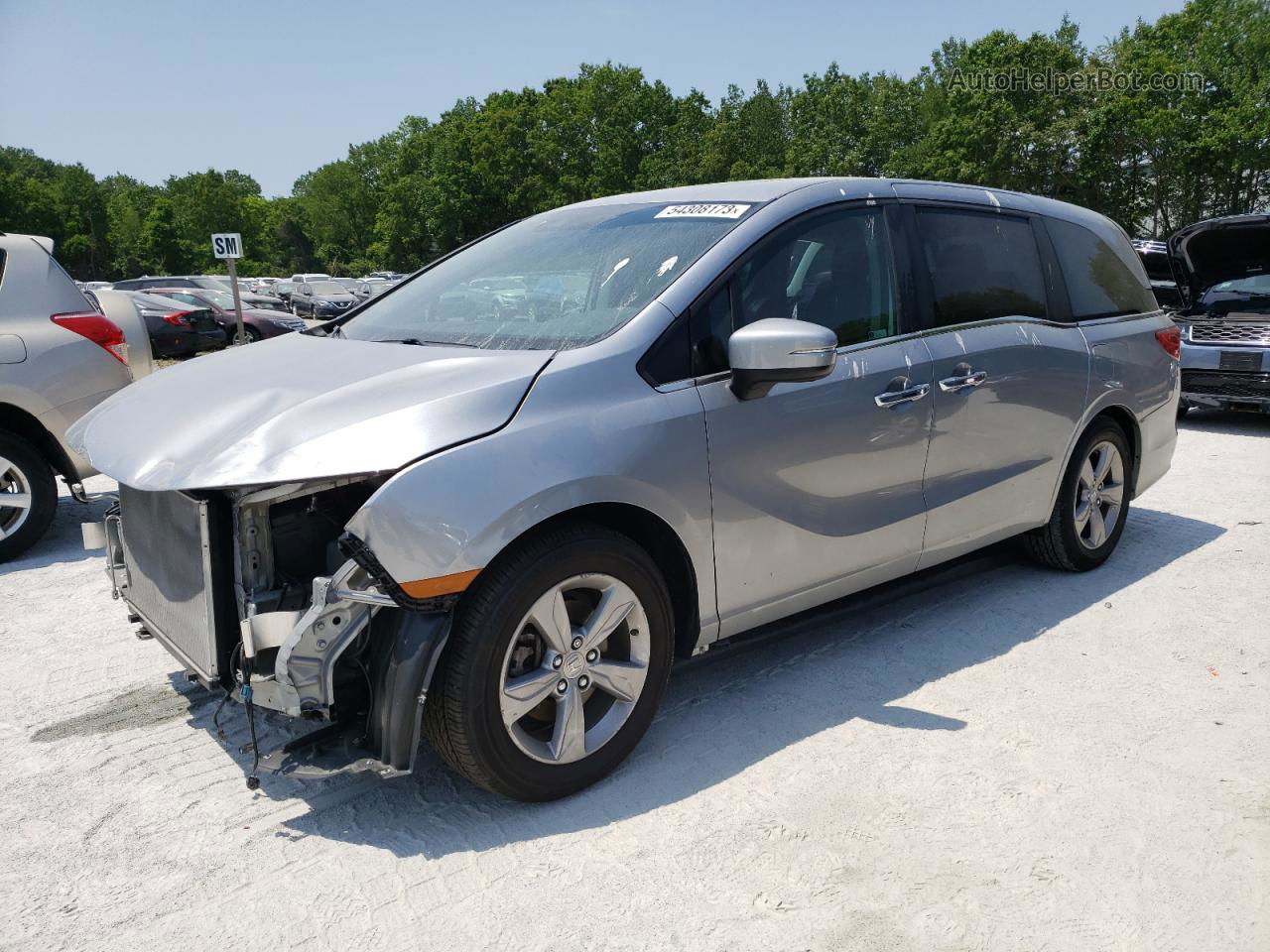 2020 Honda Odyssey Exl Silver vin: 5FNRL6H79LB035810